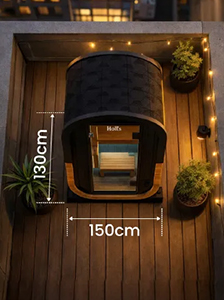 Coccon 130 Outdoor Sauna KSP compact 150