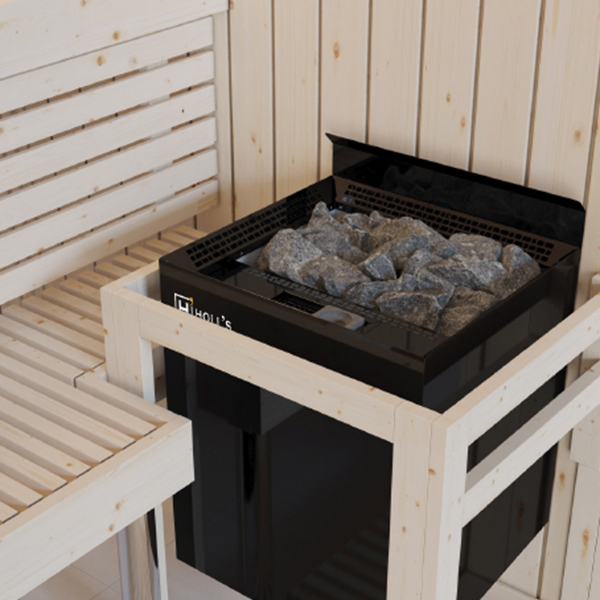 Coccon 130 Outdoor Sauna poele vapeur vulkano