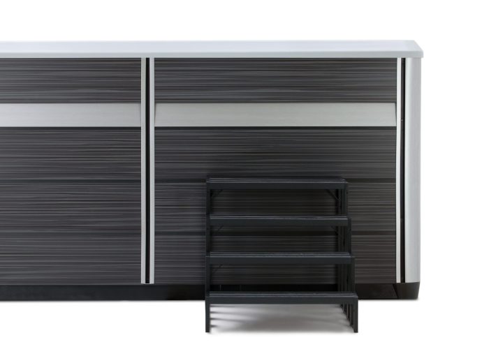 EP_FitnessSystems_2023_Gray_Four Tier Steps_Front